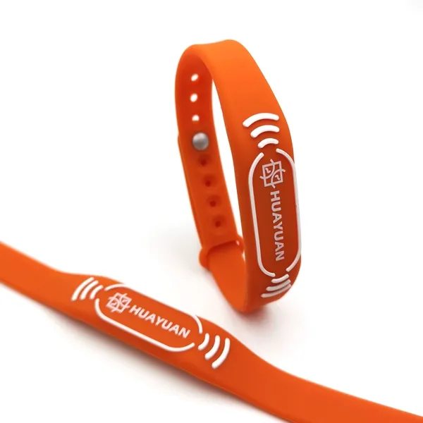 Adjustable SlimStrap Silicone RFID Wristbands