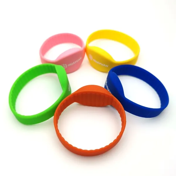 Colorful OvalPro Closed Loop Silicone RFID Wristbands