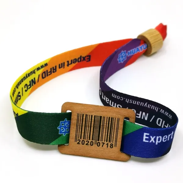 Eco RFID Wristband with Wooden Smart Tag