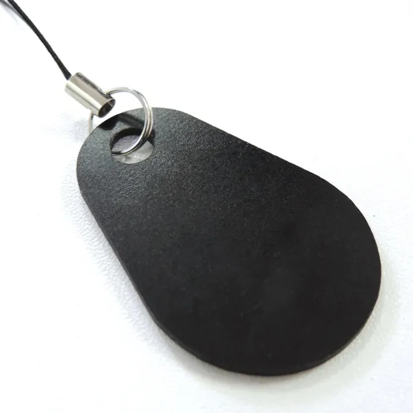 Glassfiber Pear RFID Keyfob Tags with ring