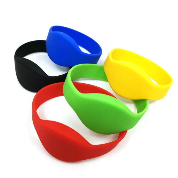 Huayuan Multi Colors Oval Face RFID Silicone Wristband