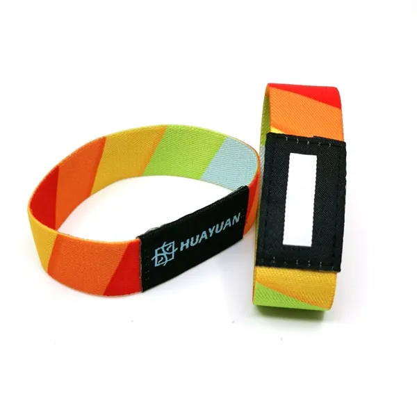 RFID Stretch Bracelet Wristbands with Custom Printing