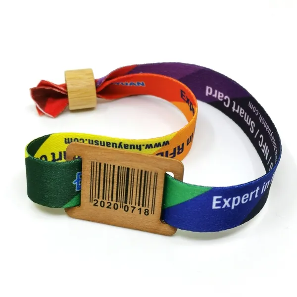 Event RFID Wristband with Wooden Smart Tag